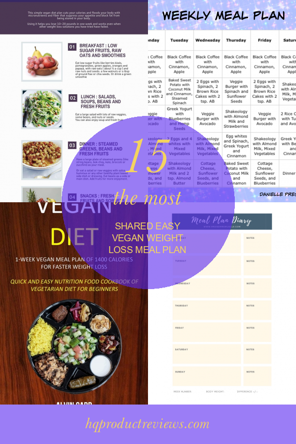 15 the Most Shared Easy Vegan Weight Loss Meal Plan - Best Product Reviews